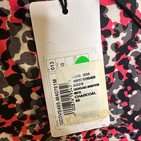 M Missoni Cheetah Cotton Adjustable Strap Shift Dress New With Tags - Picture 7 of 12